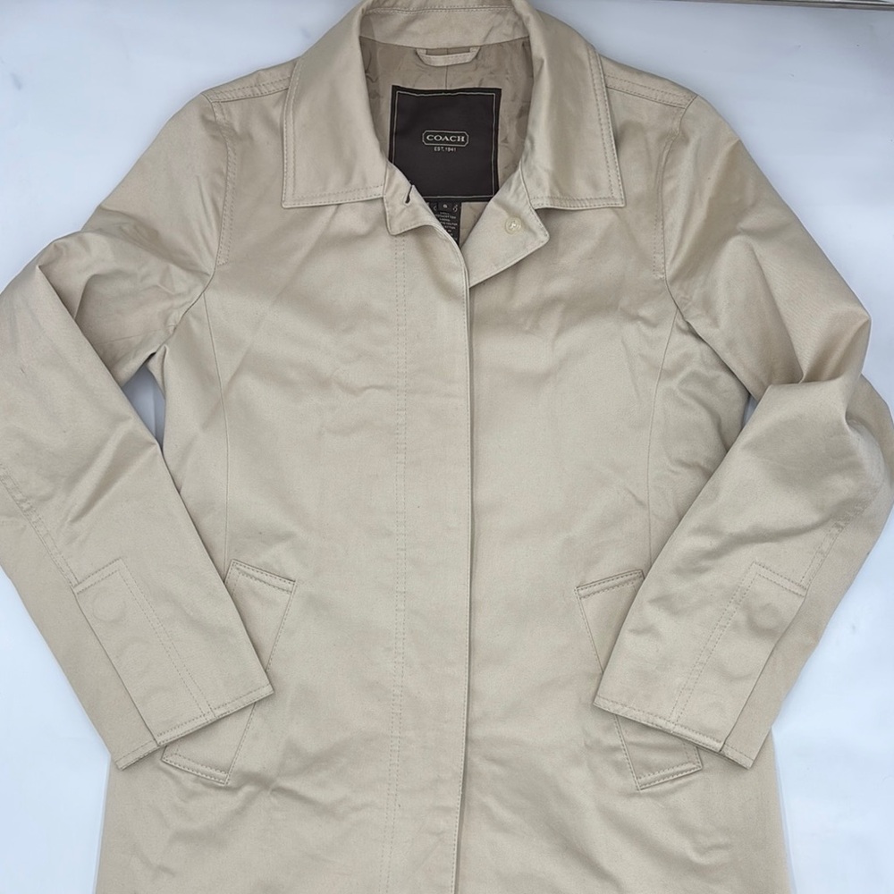 Coach 1941 Walking Coat Short Trench Coat